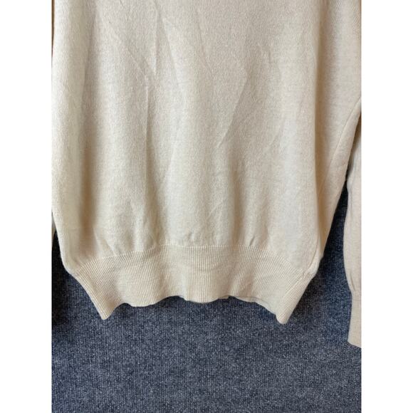 United Colors of Benetton Sweater Women’s 46 US 16 Yoke color turtleneck Italy - Picture 2 of 16